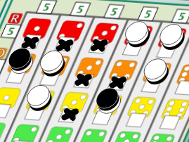 Screenshot of UDG player board in progress